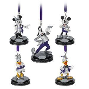 D100 New Mickey Mouse & Friends Disney100 Sketchbook 5-pc Ornament Set 2023